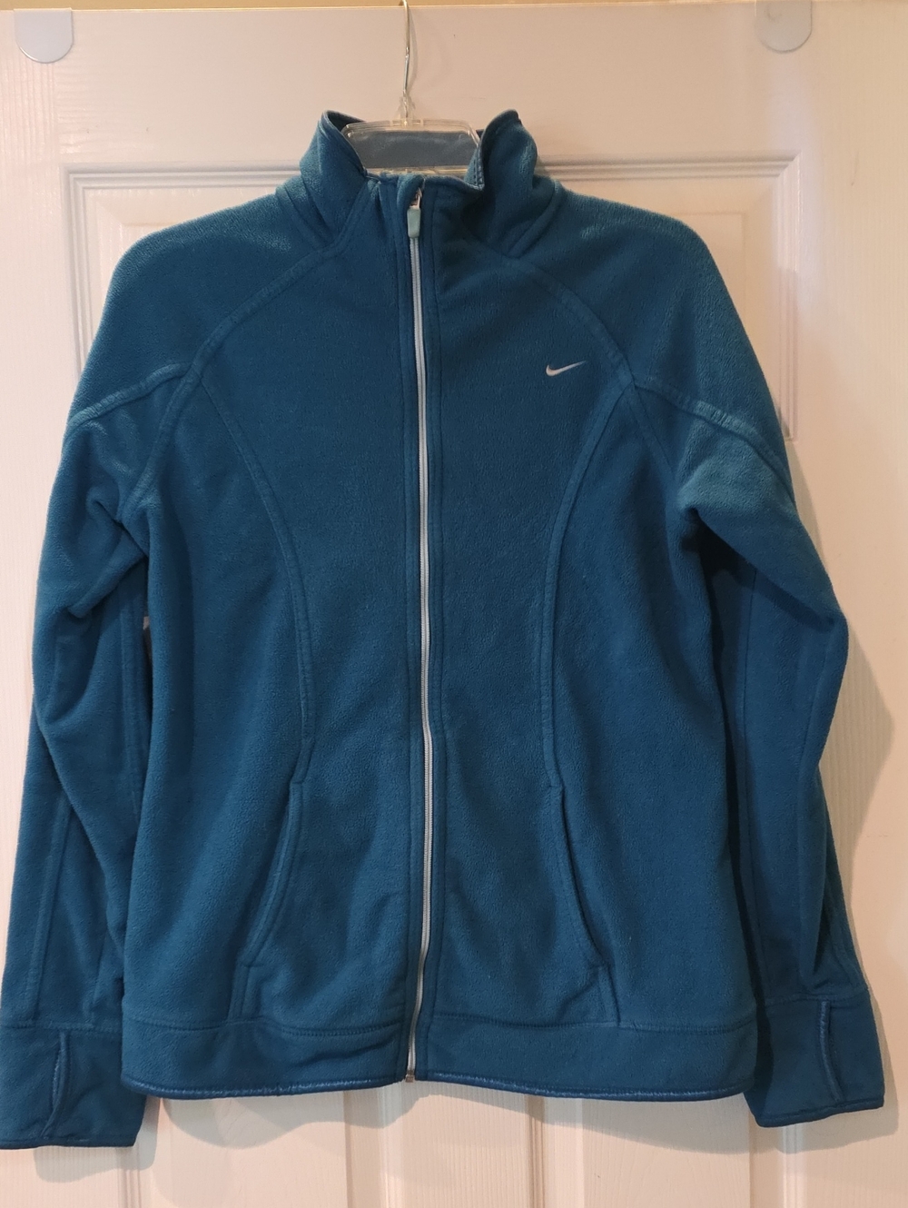 Nike Women's Teal Zip-Up Fleece Jacket